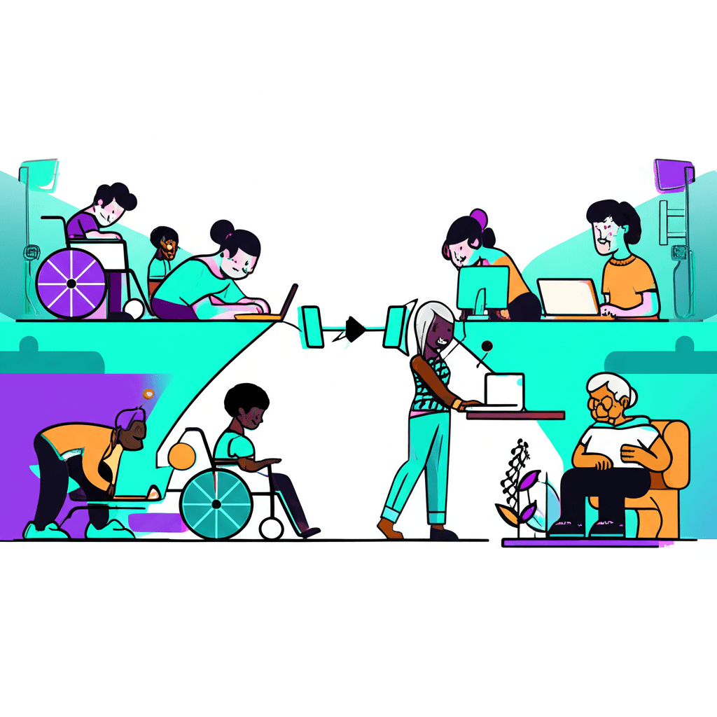 Bridging the digital divide - people connected through technology